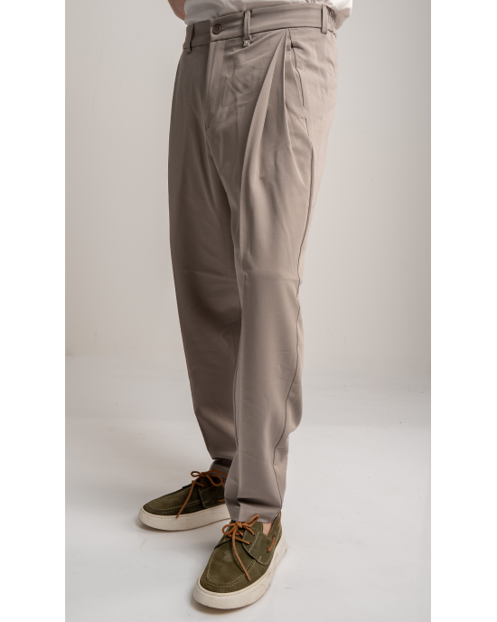 Παντελόνι Vittorio Bomerano μπεζ CASUAL