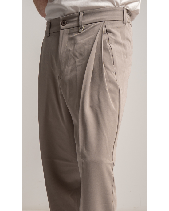 Παντελόνι Vittorio Bomerano μπεζ CASUAL