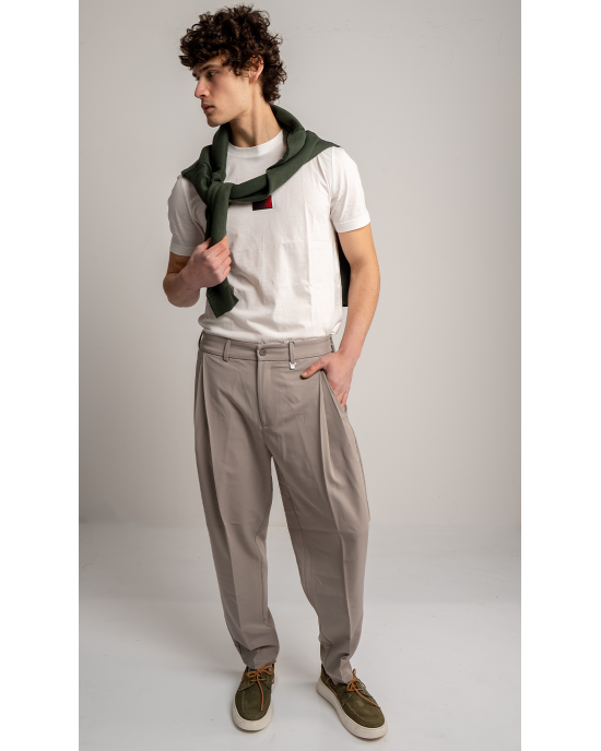 Παντελόνι Vittorio Bomerano μπεζ CASUAL