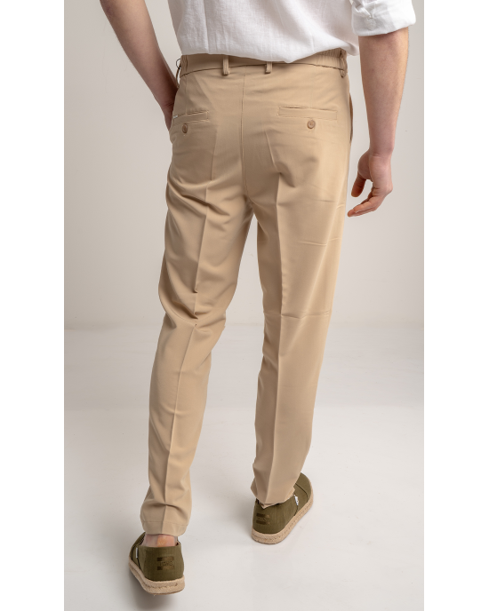 Παντελόνι Vittorio Benito μπεζ CASUAL