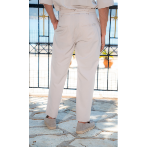 Παντελόνι Vittorio Boretto μπεζ