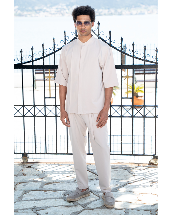 Παντελόνι Vittorio Boretto μπεζ CASUAL