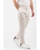 Παντελόνι Vittorio Morrone μπεζ OVERSHIRT