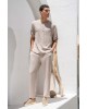 Παντελόνι Vittorio Toscani μπεζ OVERSHIRT