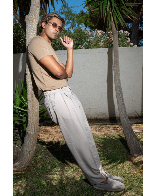 Παντελόνι Vittorio Lusso μπεζ CASUAL
