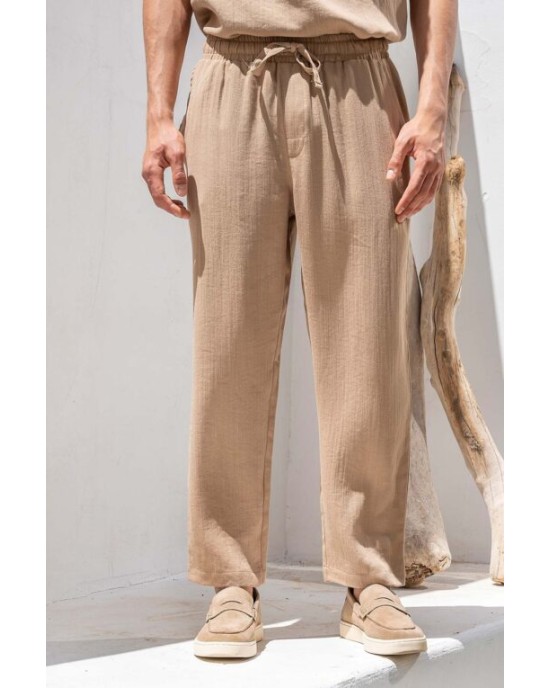 Παντελόνι Vittorio Toscani ταμπά OVERSHIRT