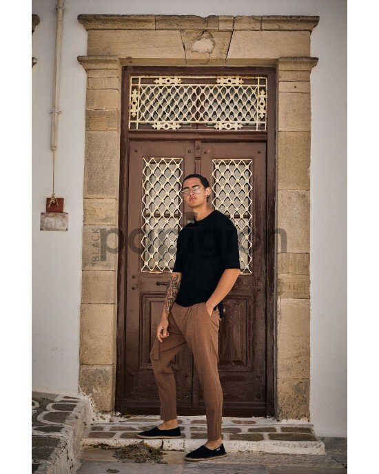Παντελόνι Vittorio Bianco Ταμπά Παντελόνι Vittorio Bianco Ταμπά