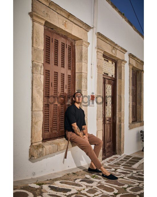 Παντελόνι Vittorio Bianco Ταμπά Παντελόνι Vittorio Bianco Ταμπά