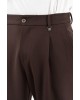 Παντελόνι Vittorio Morrone καφέ CASUAL