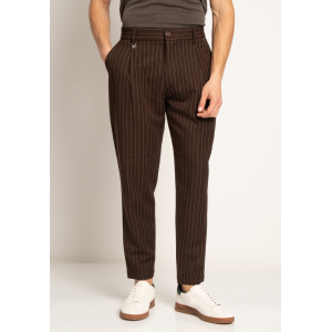 Παντελόνι Vittorio Ferano καφέ