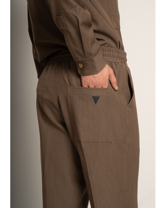 Παντελόνι Vittorio City καφέ CASUAL