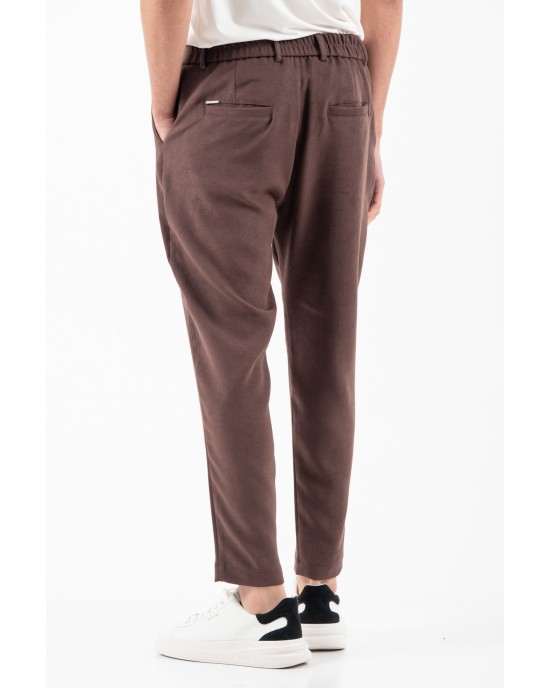 Παντελόνι Vittorio Arezzio καφέ CASUAL