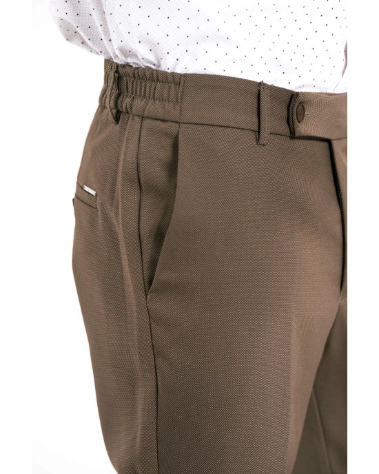 Παντελόνι Vittorio Diverso καφέ ΣΑΚΑΚΙΑ