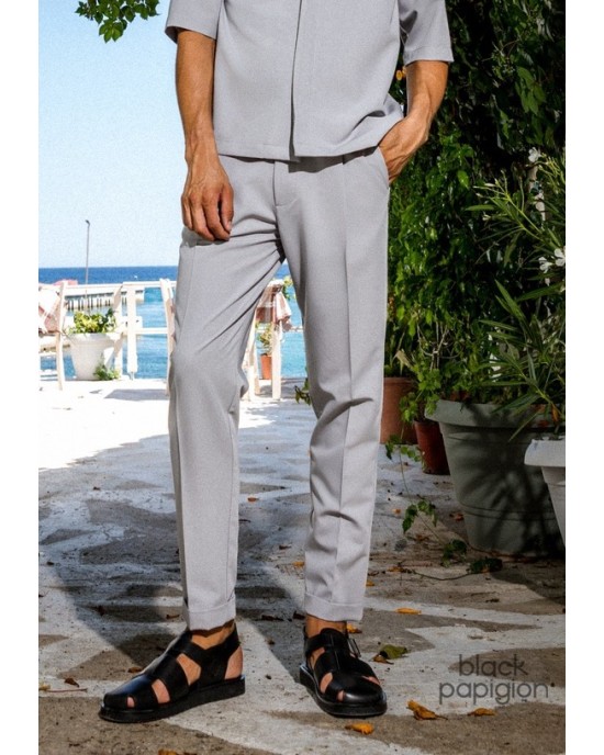 Παντελόνι Montavero γκρι CASUAL