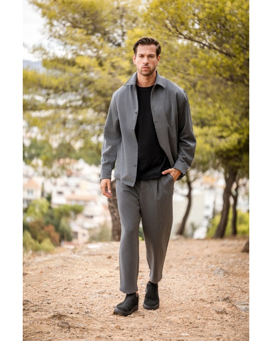 Παντελόνι Vittorio Barezzi γκρι CASUAL