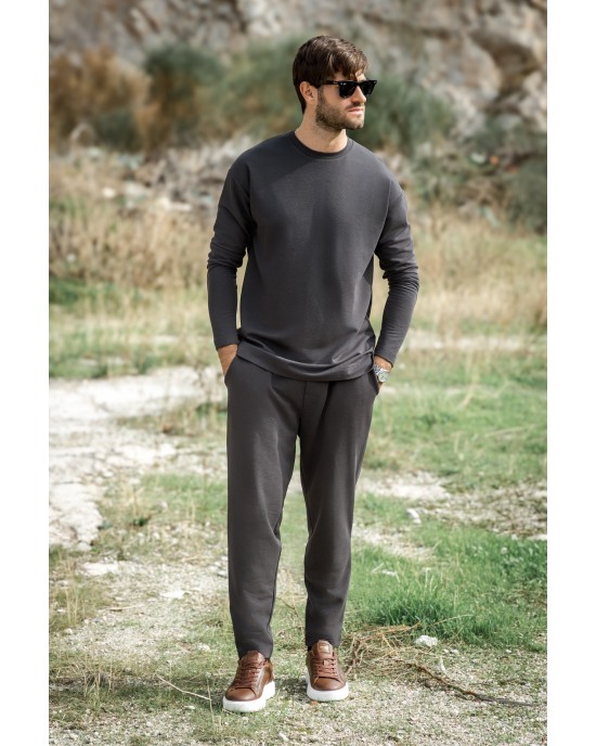 Παντελόνι Vittorio Sento γκρι CASUAL