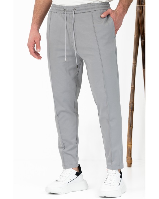 Παντελόνι Vittorio Pressio γκρι CASUAL