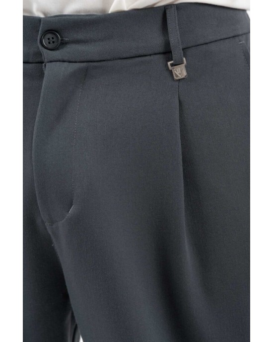 Παντελόνι Vittorio Morrone γκρι CASUAL