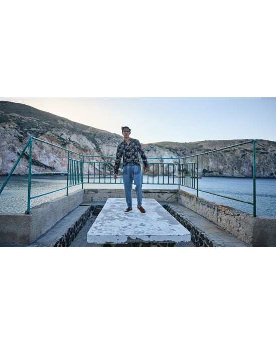 Παντελόνι Vittorio Bianco Γαλάζιο Παντελόνι Vittorio Bianco Γαλάζιο