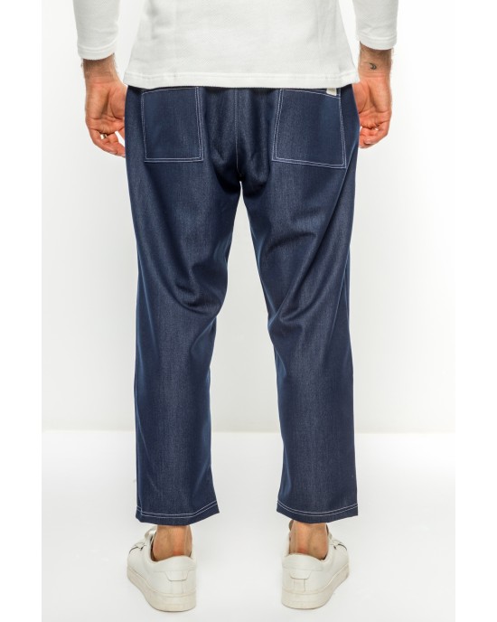 Παντελόνι Rebel μπλε OVERSHIRT Παντελόνι Rebel μπλε OVERSHIRT