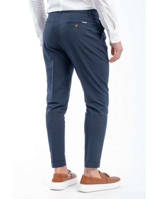 Παντελόνι Vittorio Vinto Μπλε ΥΦΑΣΜΑΤΙΝΑ