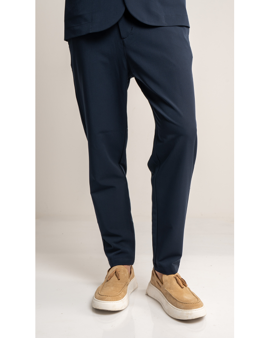 Παντελόνι Vittorio Angelo μπλε CASUAL