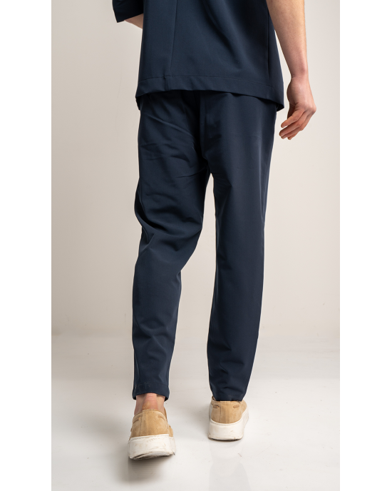 Παντελόνι Vittorio Angelo μπλε CASUAL