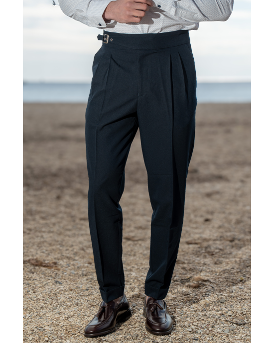 Παντελόνι Vittorio Mezzano μπλε ΥΦΑΣΜΑΤΙΝΑ