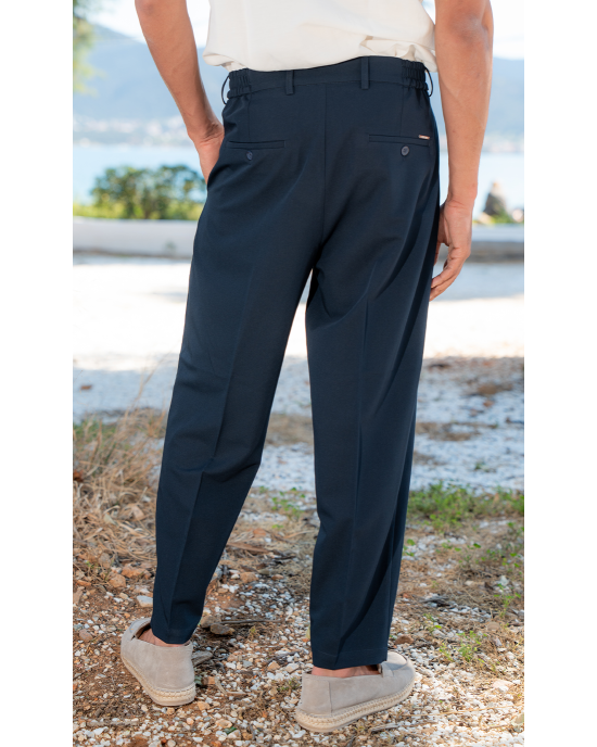 Παντελόνι Vittorio Bomerano μπλε CASUAL