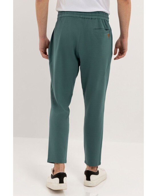 Παντελόνι Vittorio Salerno Πράσινο ΥΦΑΣΜΑΤΙΝΑ