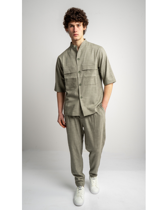 Παντελόνι Vittorio Bosa πράσινο CASUAL