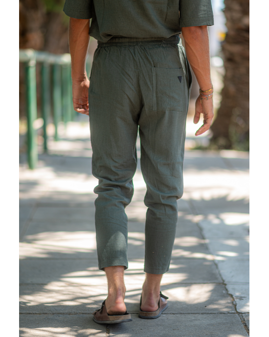 Παντελόνι Vittorio Spiaggia πράσινο CASUAL