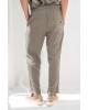 Παντελόνι Vittorio Toscani χακί OVERSHIRT