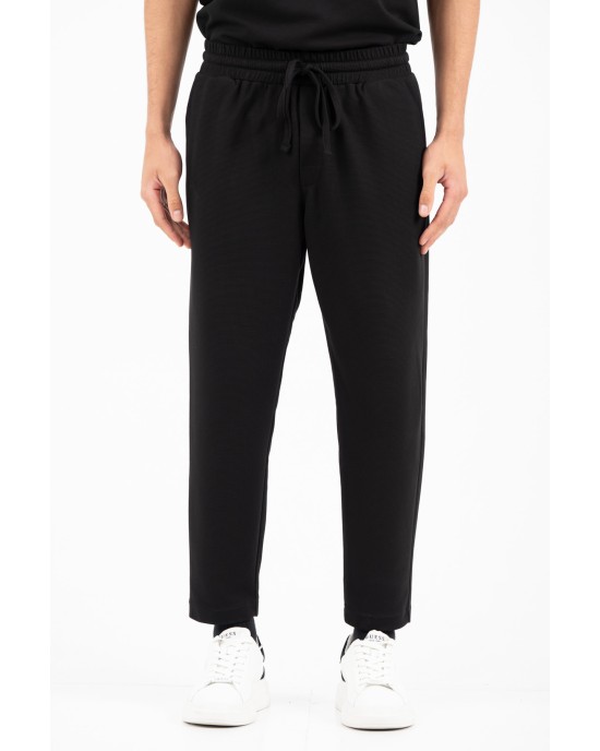 Παντελόνι Vittorio Sento μαύρο CASUAL