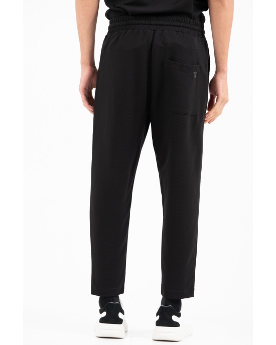 Παντελόνι Vittorio Sento μαύρο CASUAL