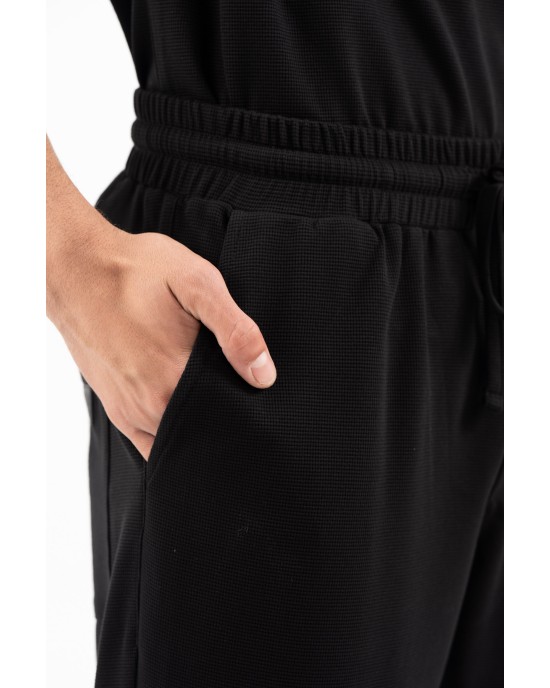 Παντελόνι Vittorio Sento μαύρο CASUAL