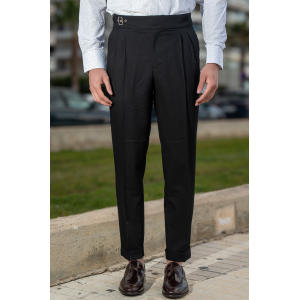 Παντελόνι Vittorio Mezzano μαύρο