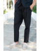 Παντελόνι Vittorio Jenoa μαύρο CASUAL
