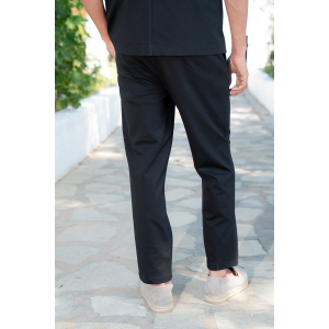 Παντελόνι Vittorio Jenoa μαύρο