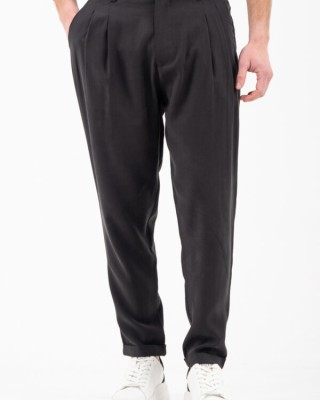 Παντελόνι Vittorio Grosseto μαύρη