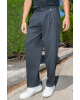 Παντελόνι Vittorio Lusso μαύρο CASUAL