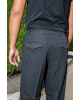 Παντελόνι Vittorio Lusso μαύρο CASUAL