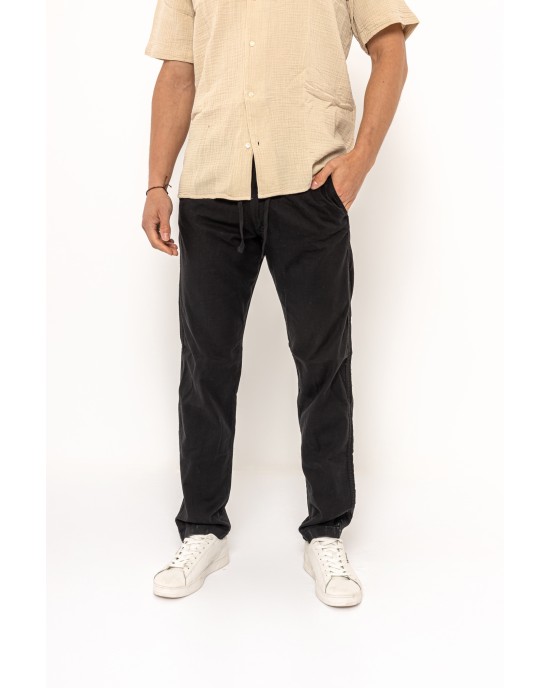 Παντελόνι JACKnJONES μαύρο CASUAL