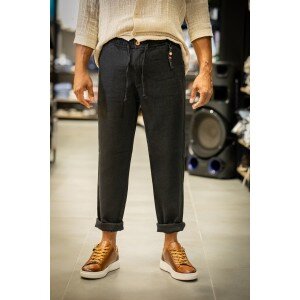 Παντελόνι Vittorio Island μαύρο