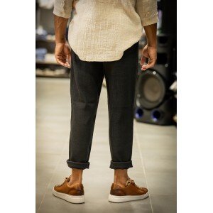 Παντελόνι Vittorio Island μαύρο