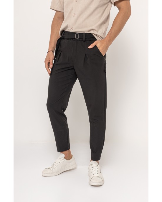 Παντελόνι Rebel μαύρο CASUAL