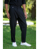 Παντελόνι Vittorio Alberto μαύρο CASUAL