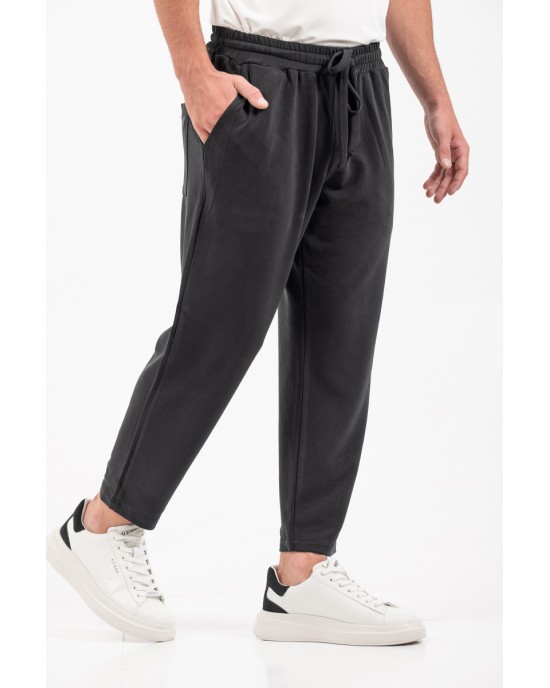 Παντελόνι Vittorio Jordan μαύρο CASUAL