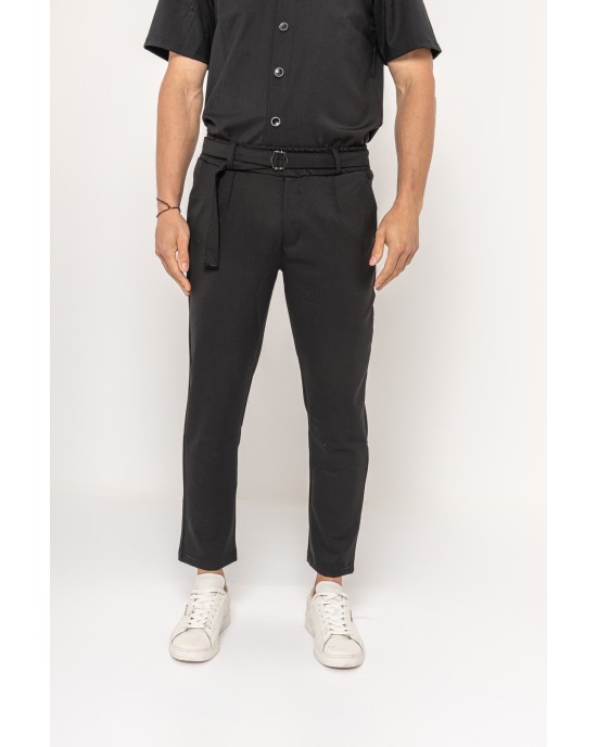 Παντελόνι Rebel μαύρο CASUAL