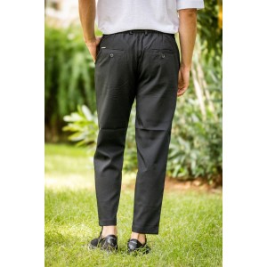 Παντελόνι Vittorio Angelo μαύρο Παντελόνι Vittorio Angelo μαύρο